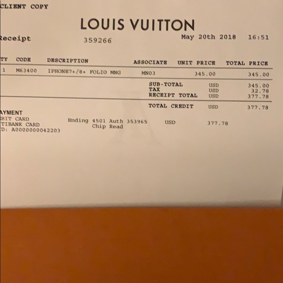 Louis Vuitton iPhone 7/8 plus case - Picture 7 of 8